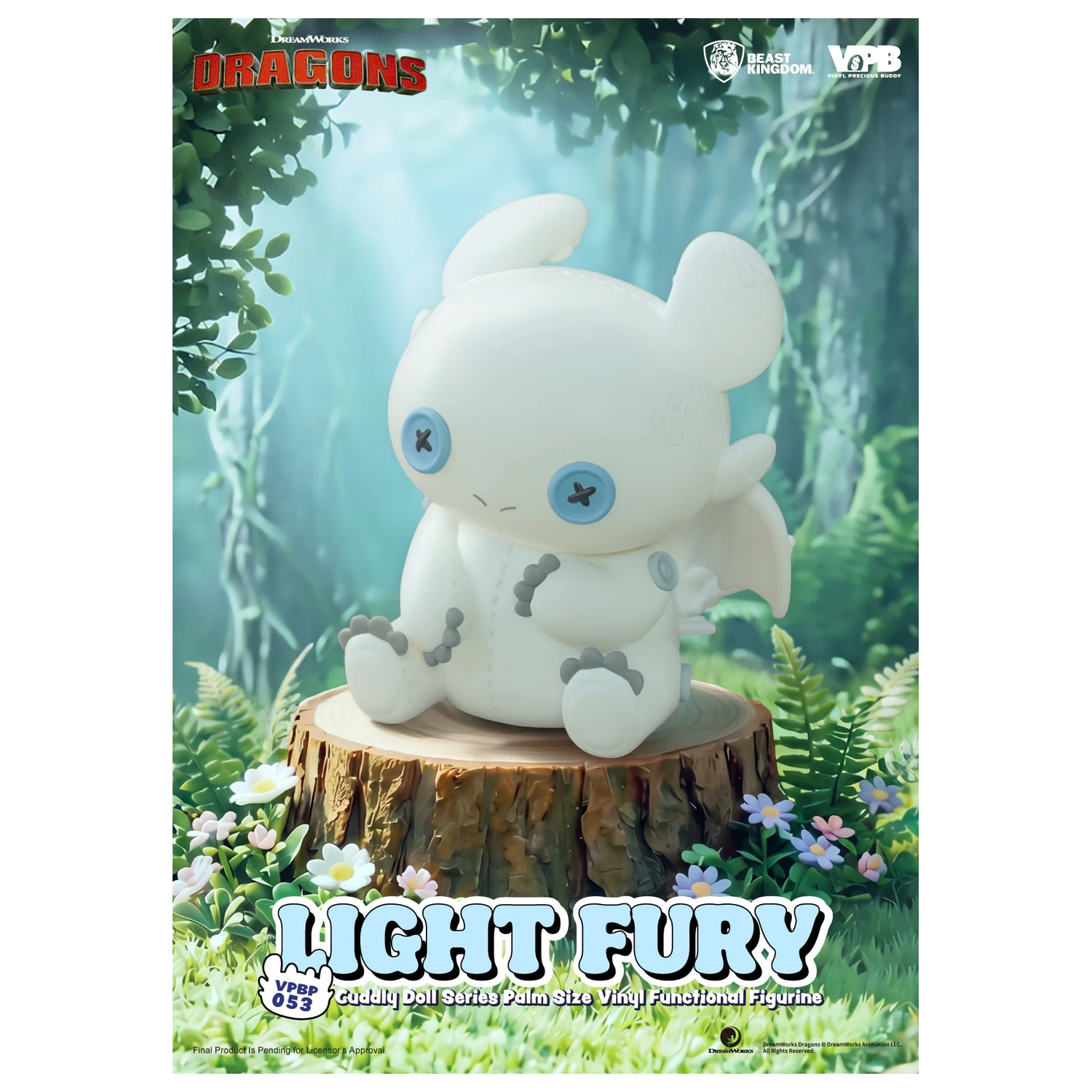 How To Train Your Dragon Light Fury Bank Vinylová figurka 11.2 cm fotografii produktu