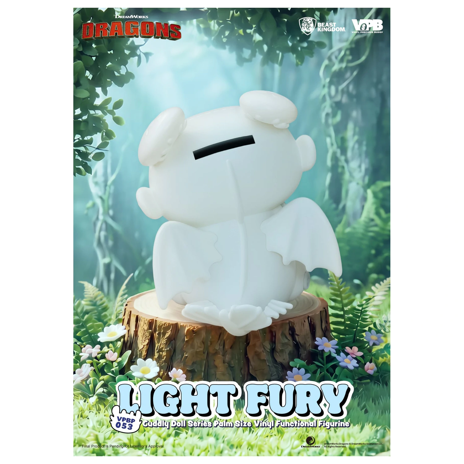 How To Train Your Dragon Light Fury Bank Vinylová figurka 11.2 cm fotografii produktu