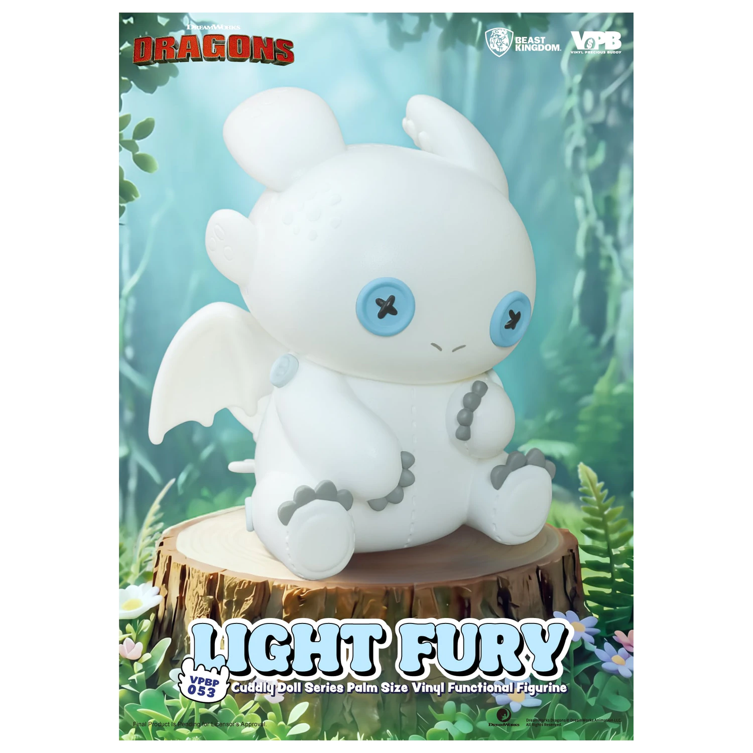 How To Train Your Dragon Light Fury Bank Vinylová figurka 11.2 cm fotografii produktu