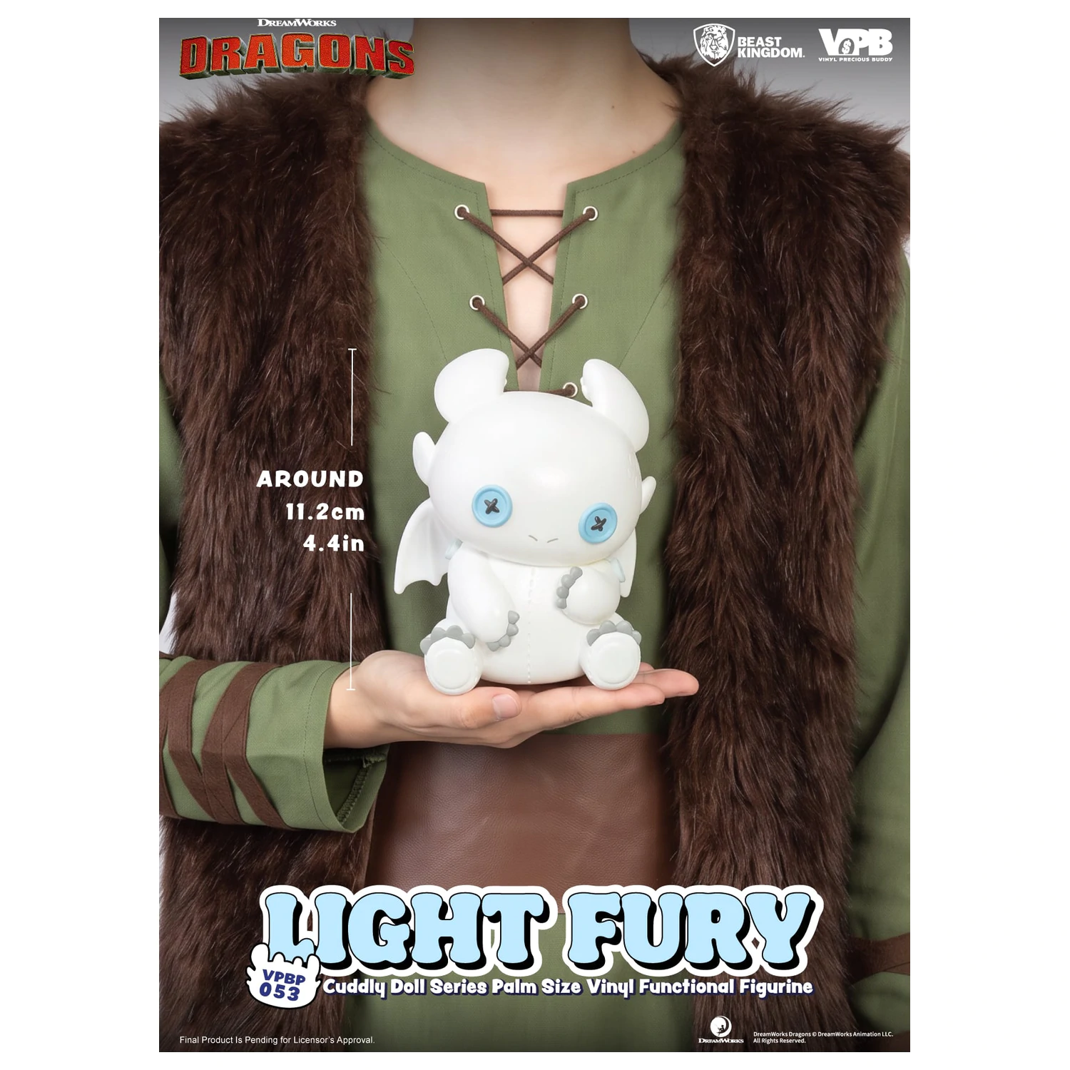 How To Train Your Dragon Light Fury Bank Vinylová figurka 11.2 cm fotografii produktu