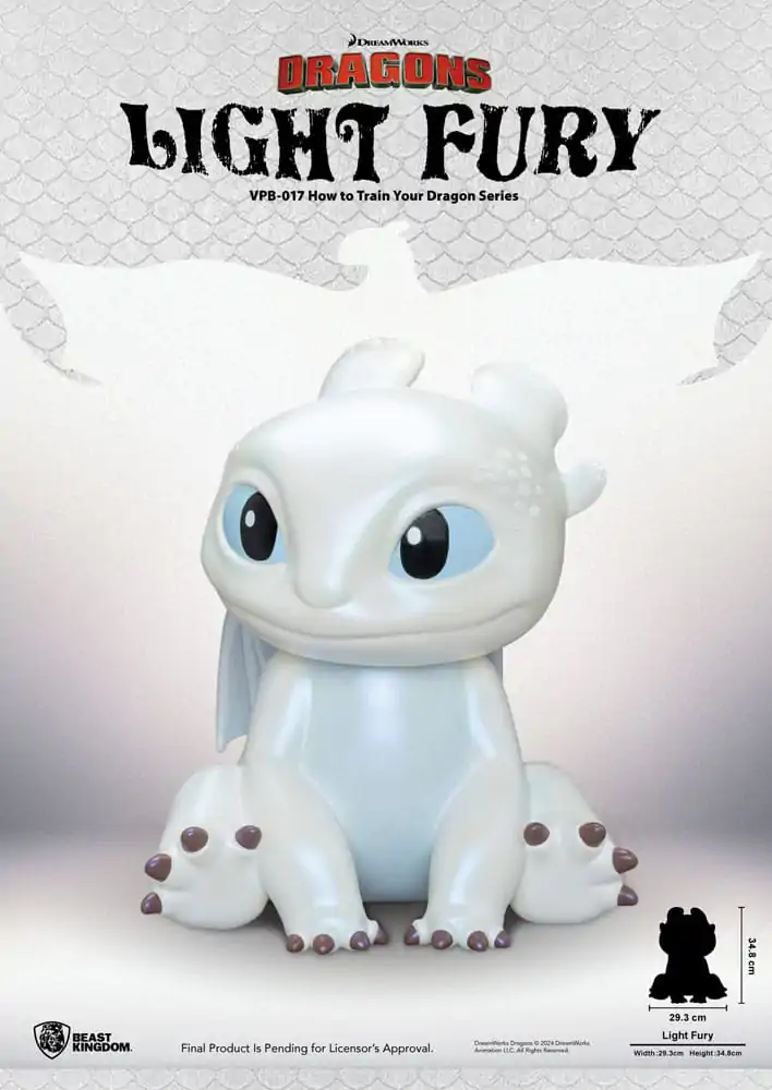 How to Train Your Dragon Funktional Figure Vinyl Light Fury 35 cm - Funkční figurka fotografii produktu