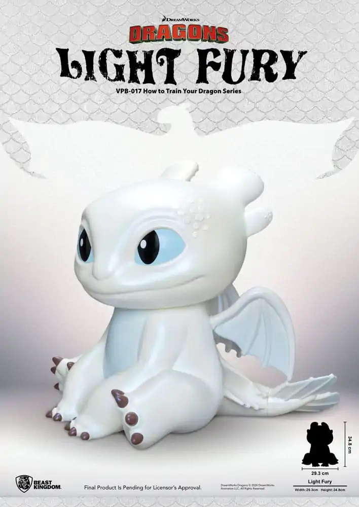 How to Train Your Dragon Funktional Figure Vinyl Light Fury 35 cm - Funkční figurka fotografii produktu