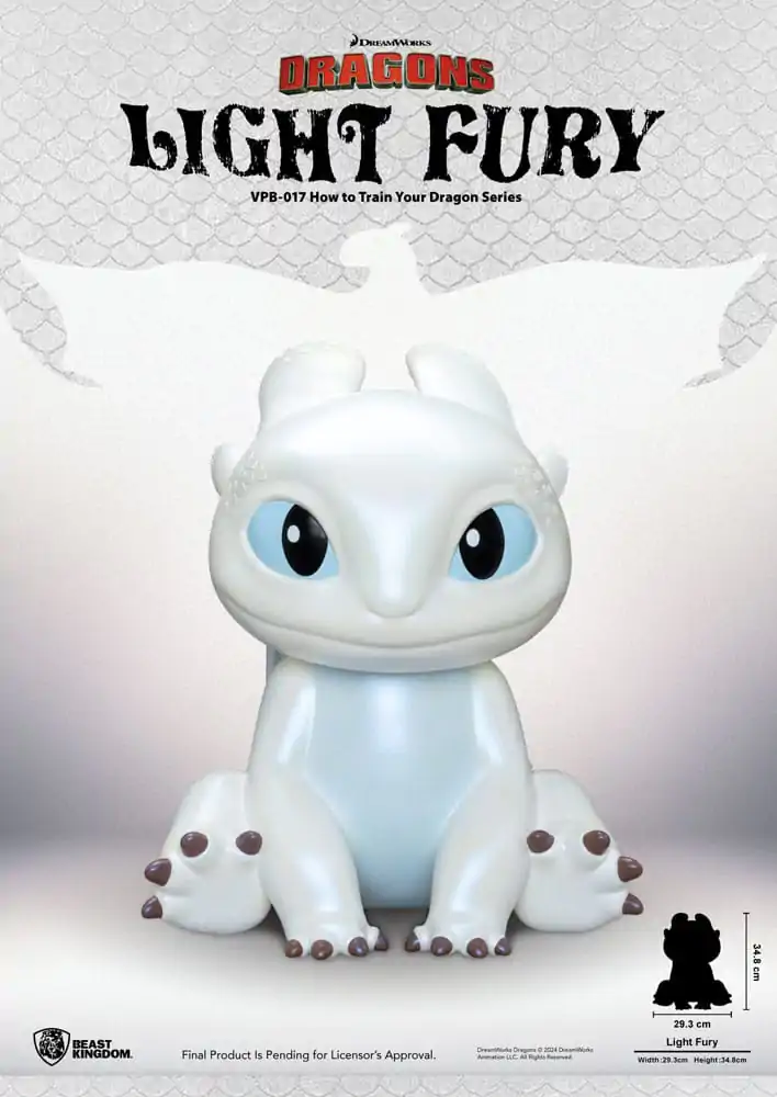 How to Train Your Dragon Funktional Figure Vinyl Light Fury 35 cm - Funkční figurka fotografii produktu