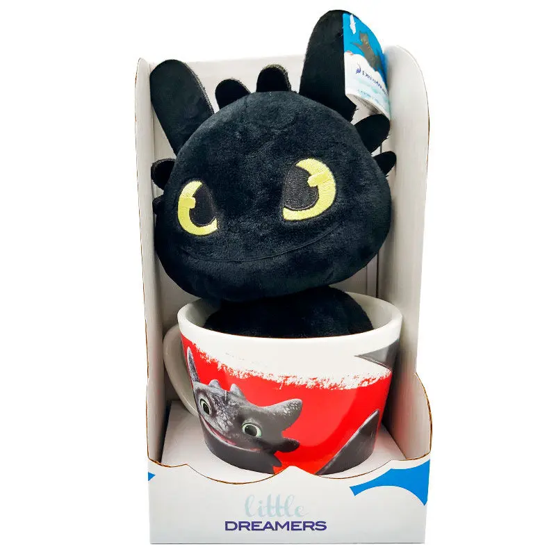 How to Train Your Dragon Hrnek Toothless + plyšová hračka 18cm fotografii produktu