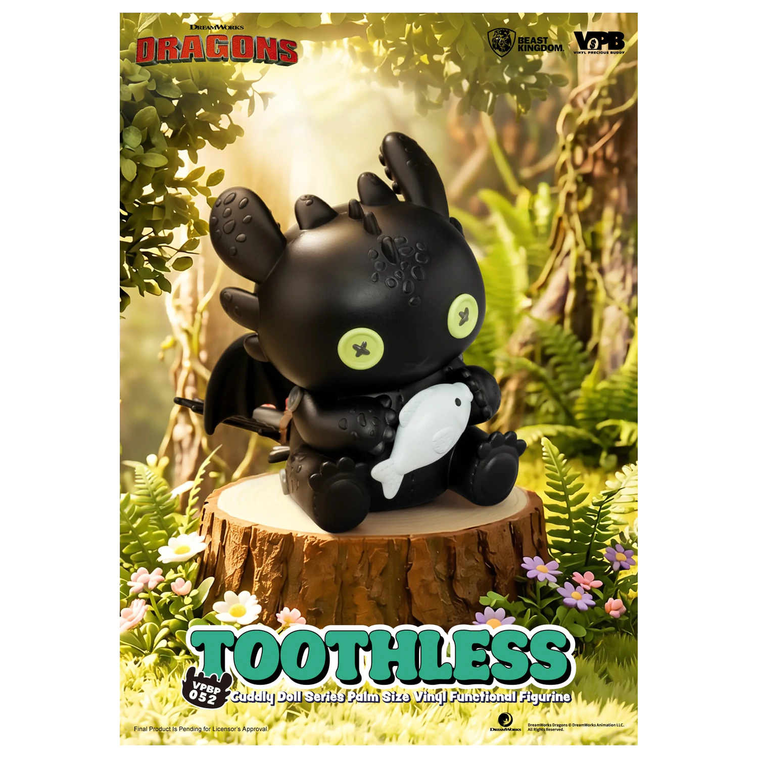 HOW TO TRAIN YOUR DRAGON Toothless Pokladnička Vinylová Figurka 11.7cm fotografii produktu