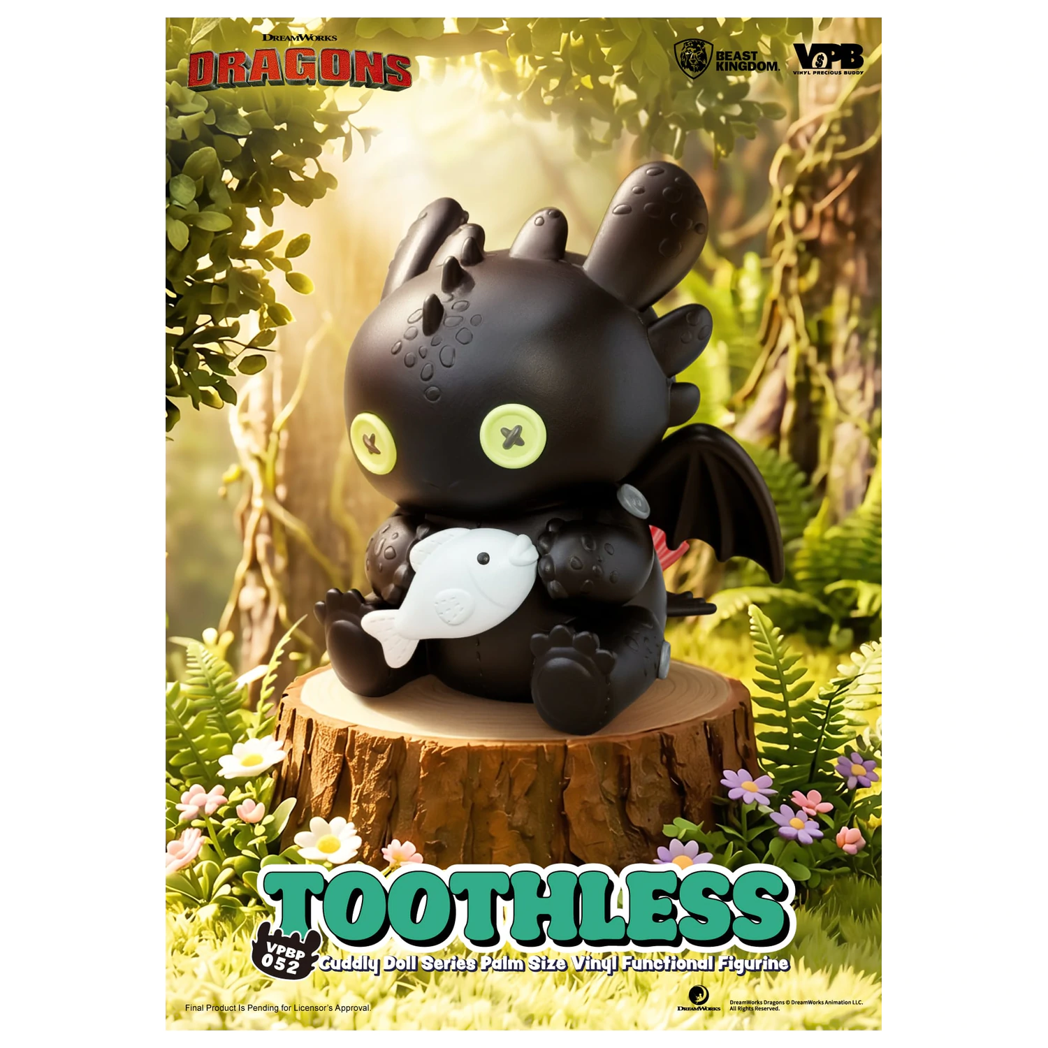 HOW TO TRAIN YOUR DRAGON Toothless Pokladnička Vinylová Figurka 11.7cm fotografii produktu