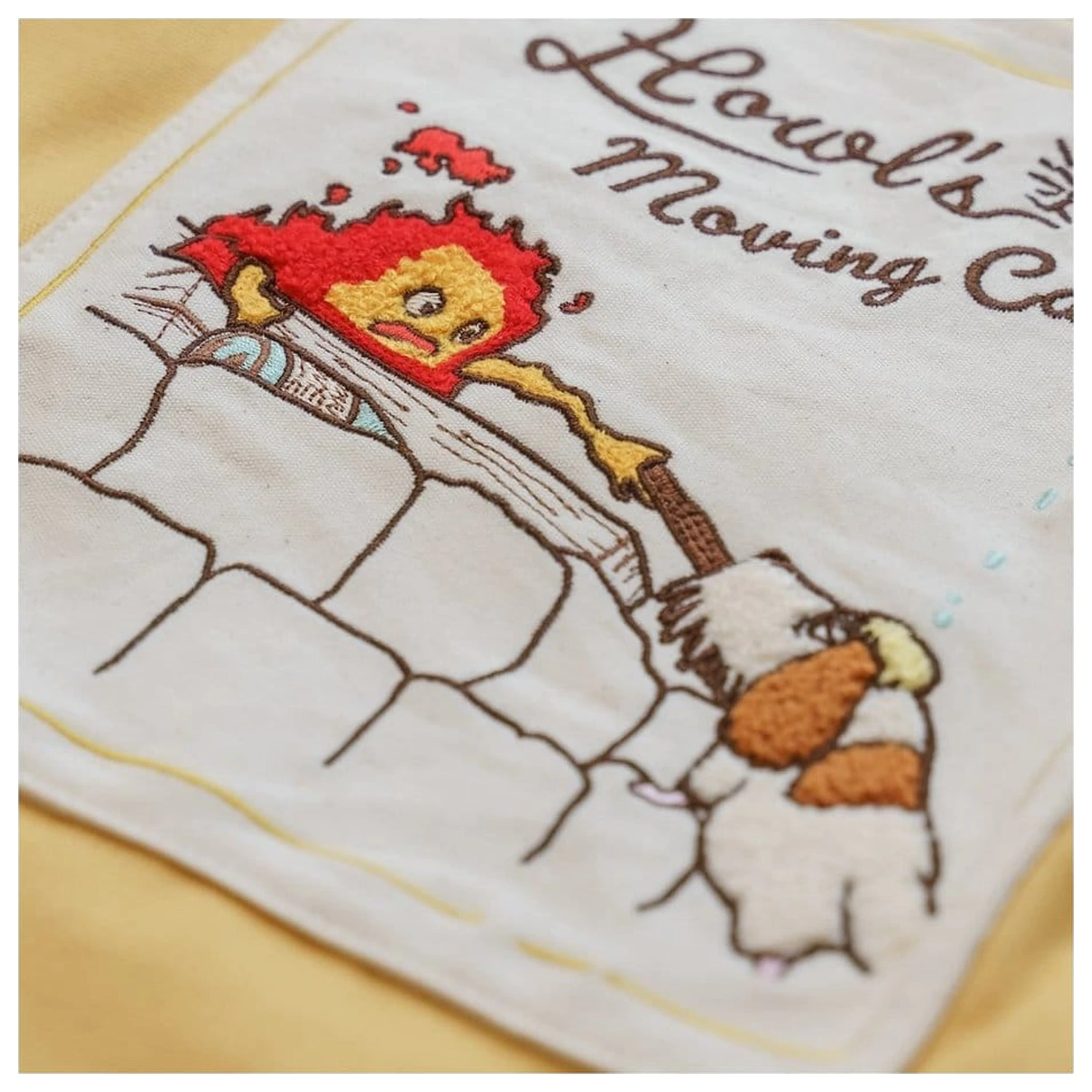 Látková taška Howl's Moving Castle Calcifer & Heen fotografii produktu