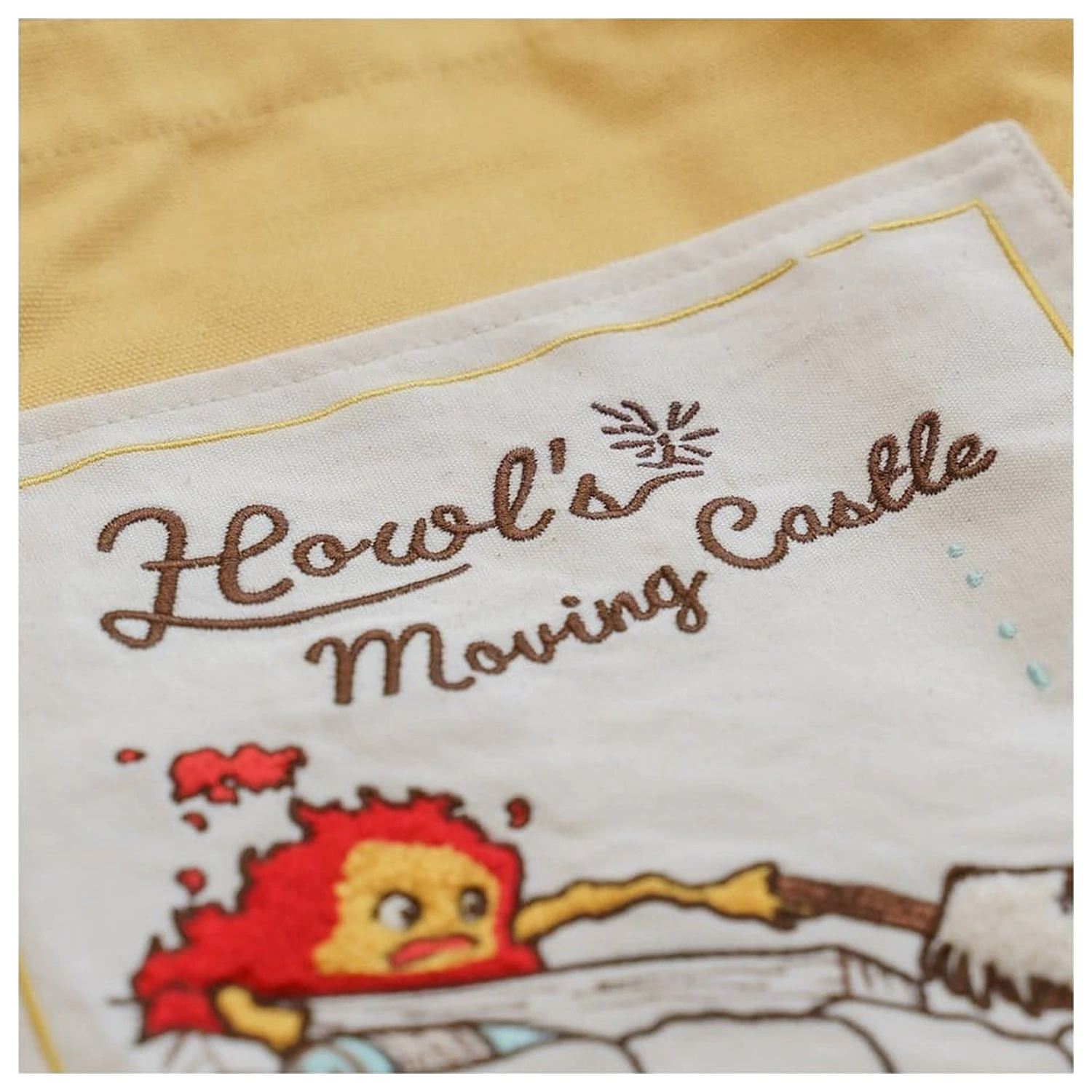 Látková taška Howl's Moving Castle Calcifer & Heen fotografii produktu