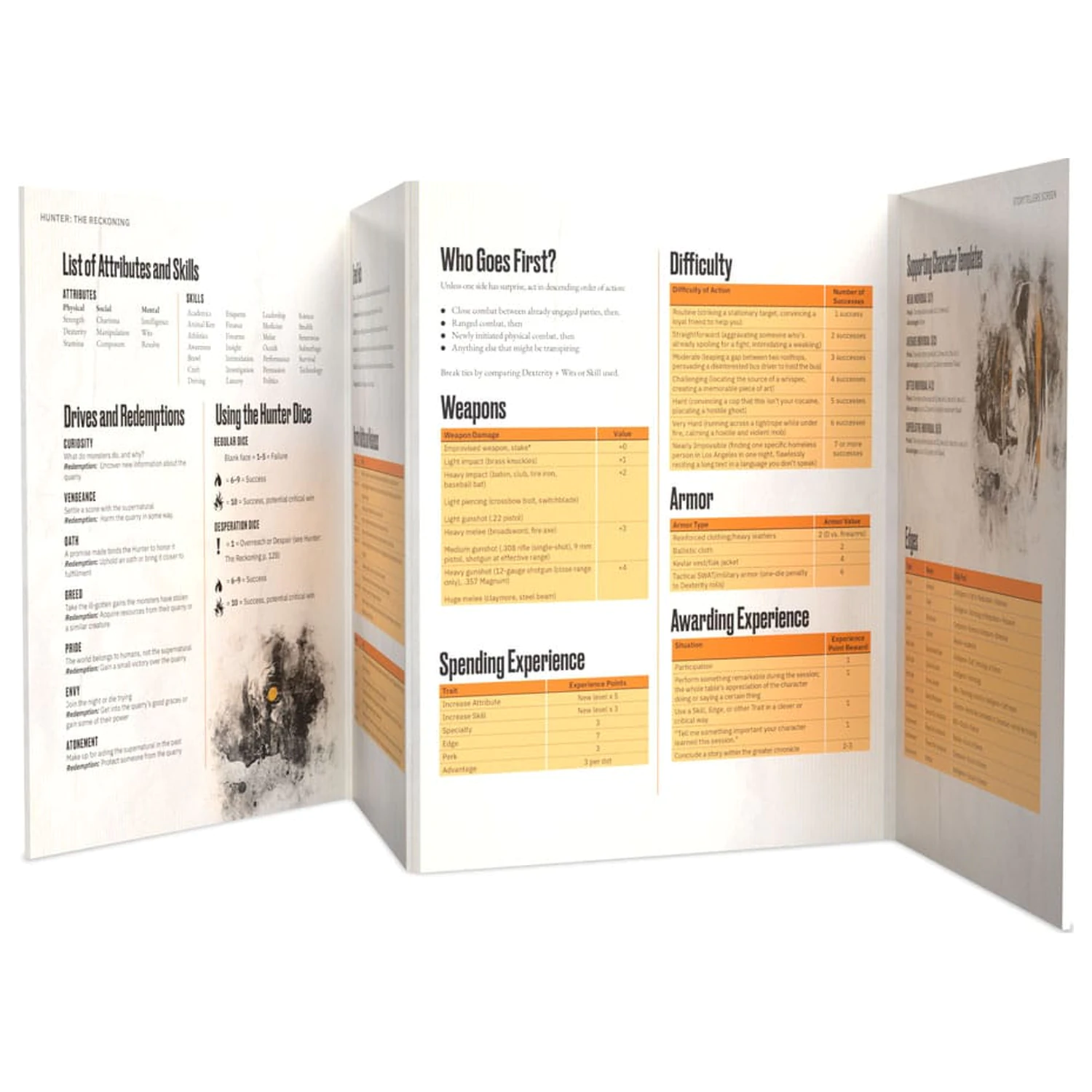 Hunter: The Reckoning 5th Edition RPG Storyteller's Screen Kit *Anglická verze* fotografii produktu