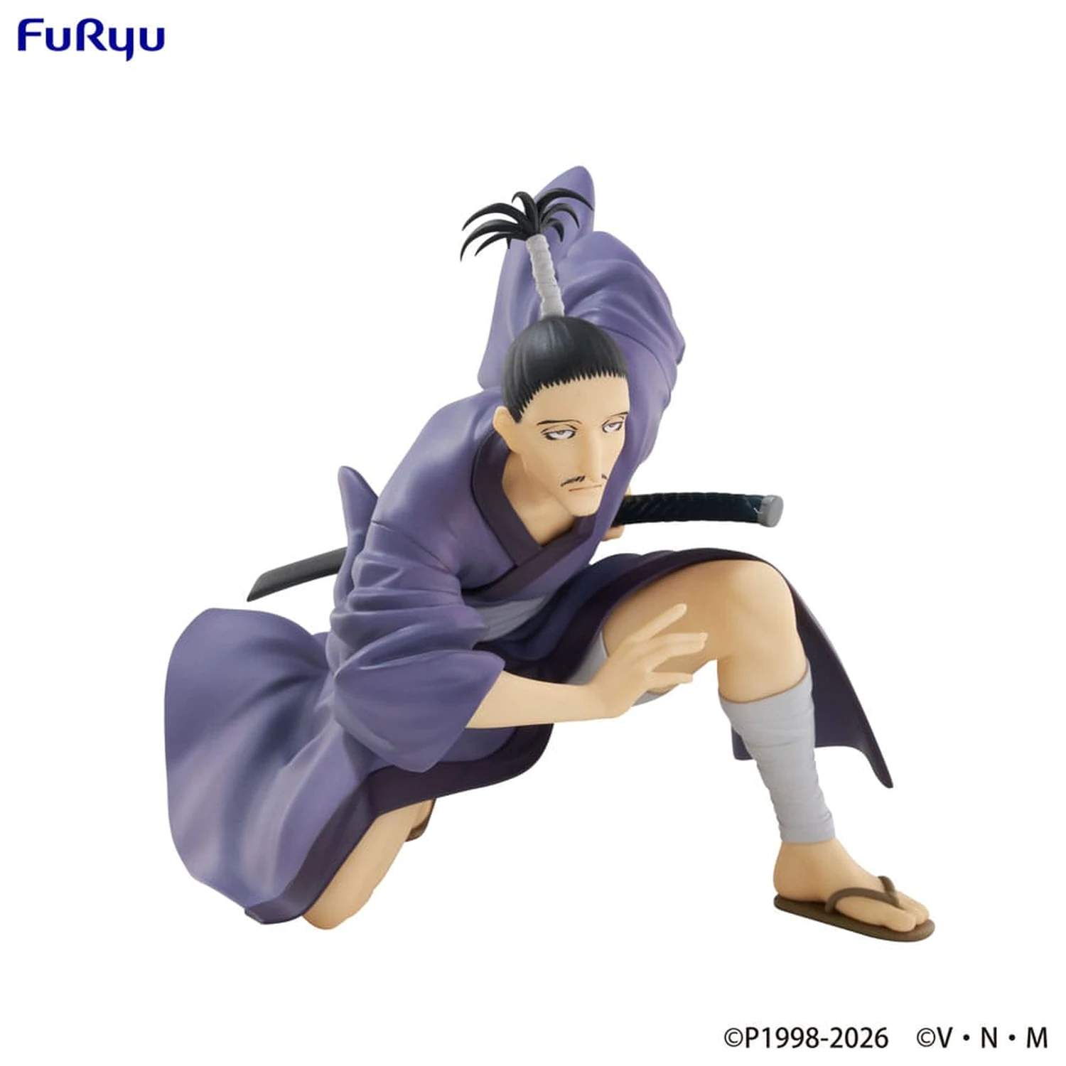 Hunter x Hunter Noodle Stopper PVC Socha Nobunaga 11 cm fotografii produktu