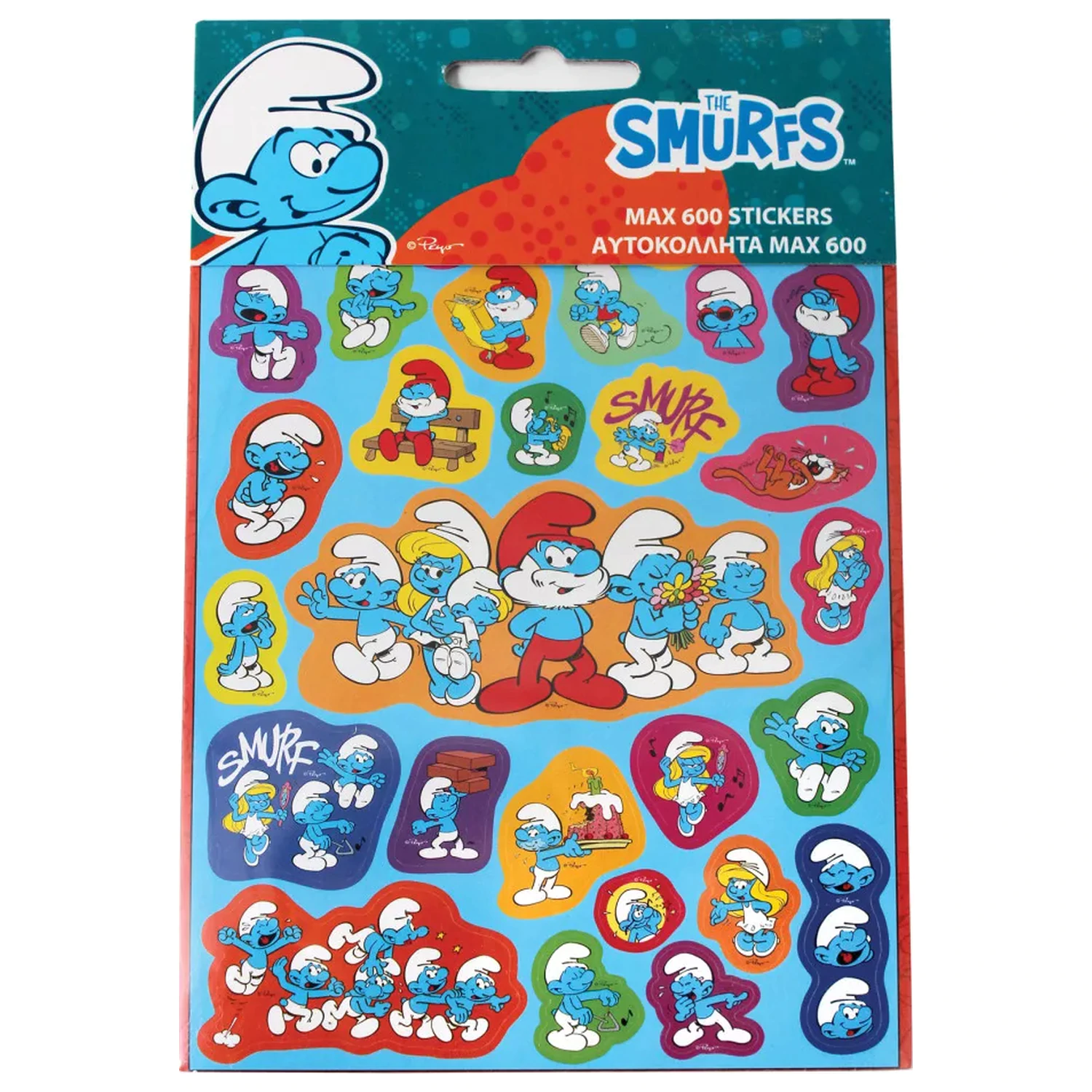 The Smurfs Family sada 600 samolepek fotografii produktu