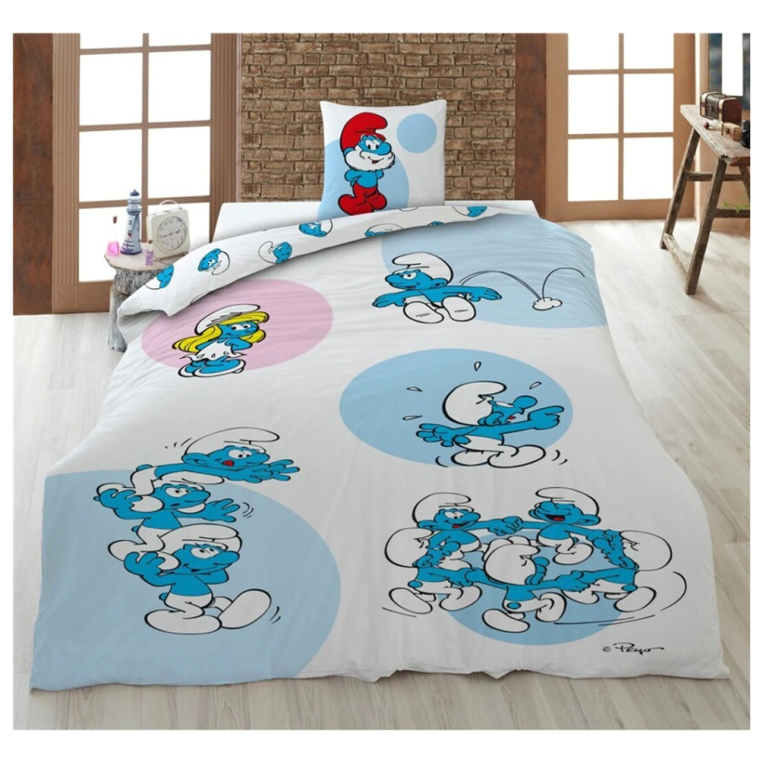 The Smurfs Zábavné povlečení na peřinu fotografii produktu