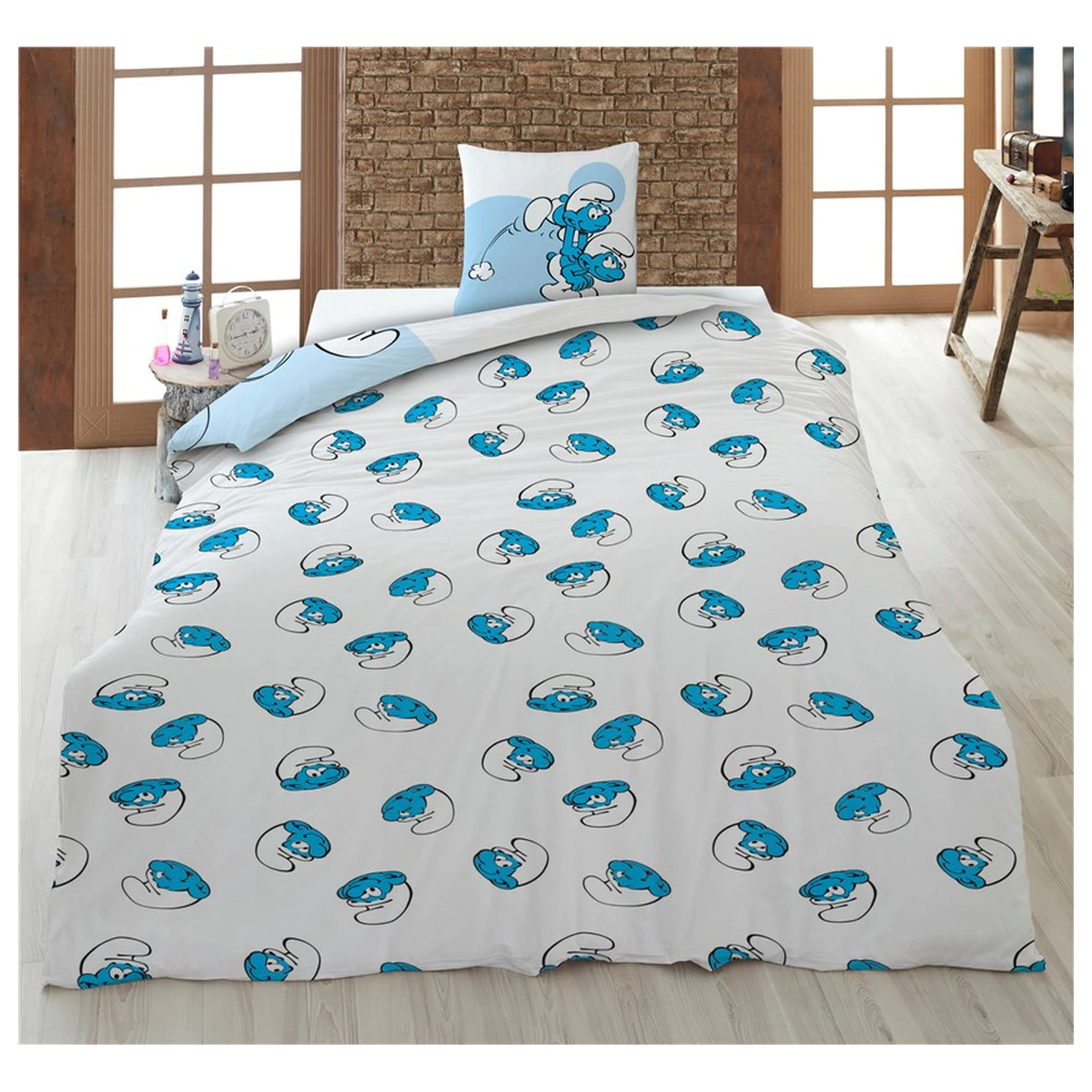 The Smurfs Zábavné povlečení na peřinu fotografii produktu