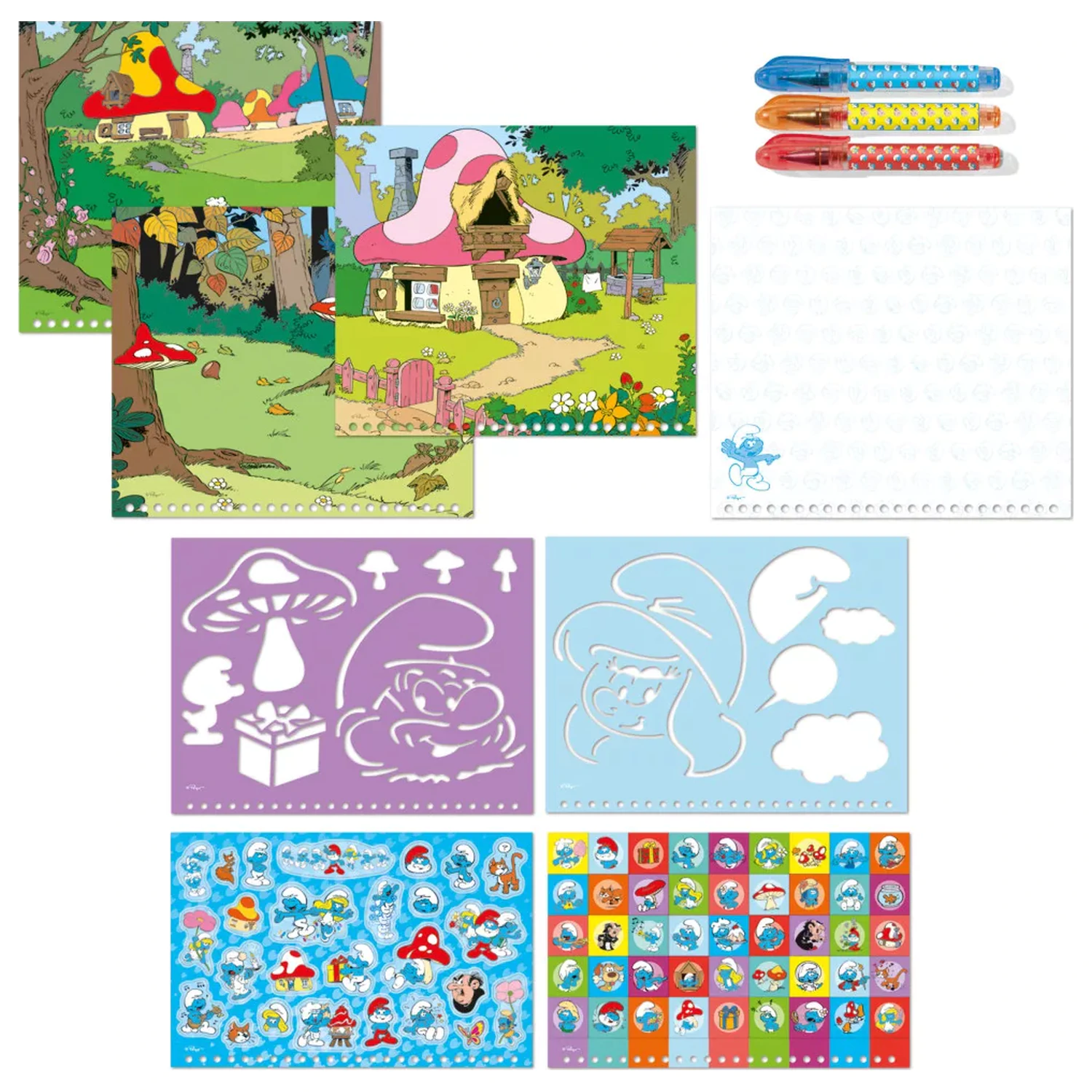 Smurfs veselý activity set fotografii produktu