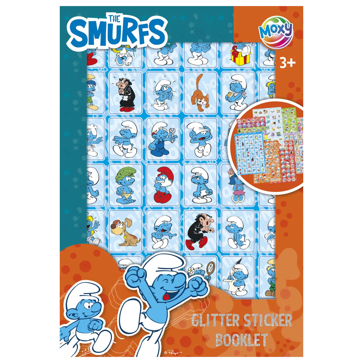 The Smurfs Happy Glitter sada samolepek 8 archů fotografii produktu