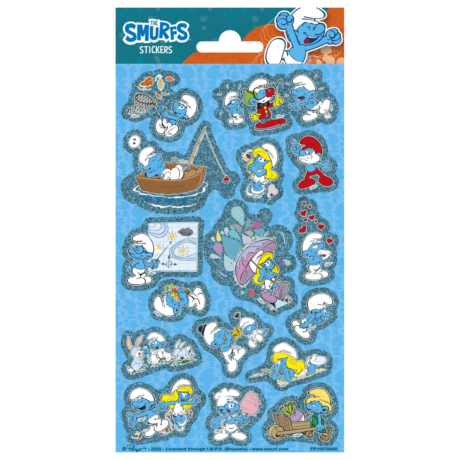 The Smurfs Happy fóliová nálepka fotografii produktu