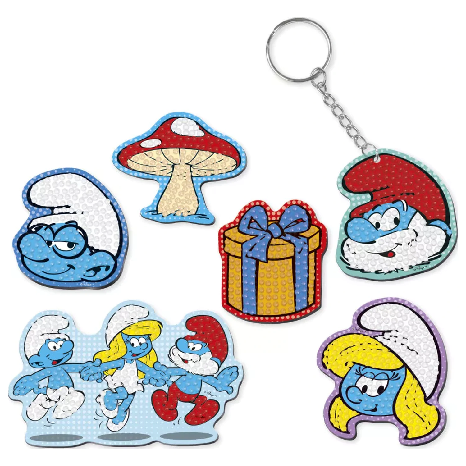 The Smurfs Happy Diamond-Dot Magnetická sada fotografii produktu