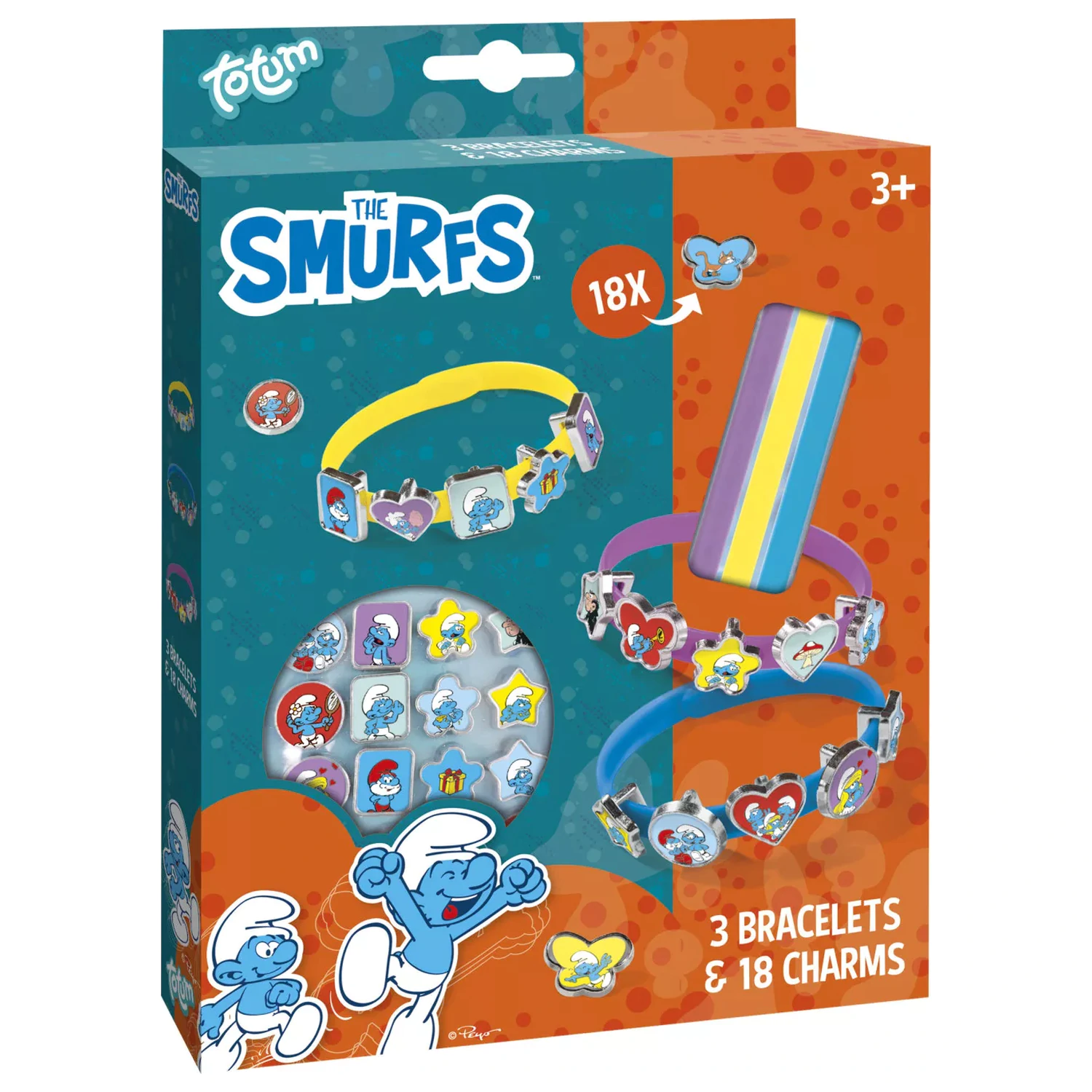 The Smurfs Sada na výrobu šťastných náramků fotografii produktu