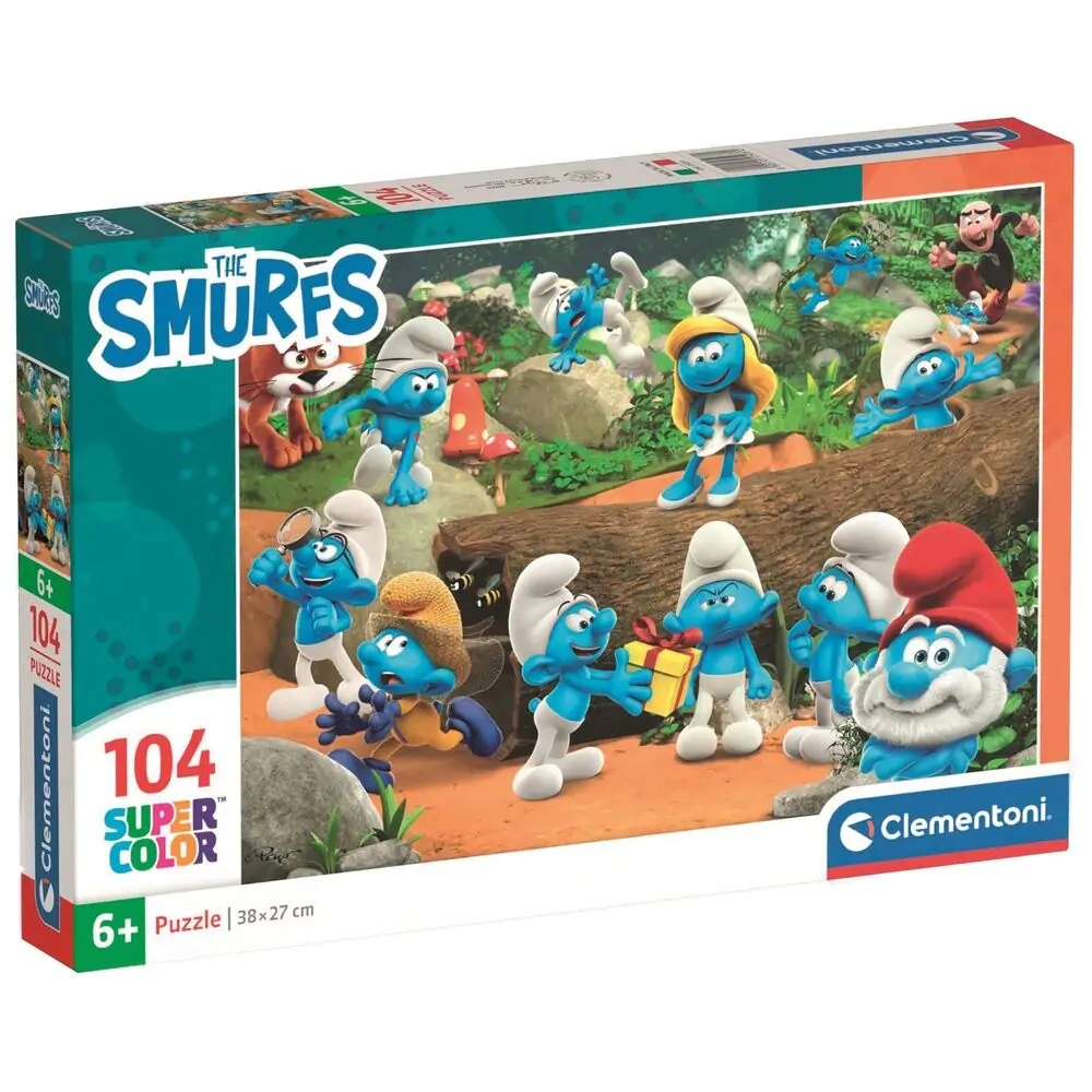 Šmoulové puzzle 104 dílků fotografii produktu