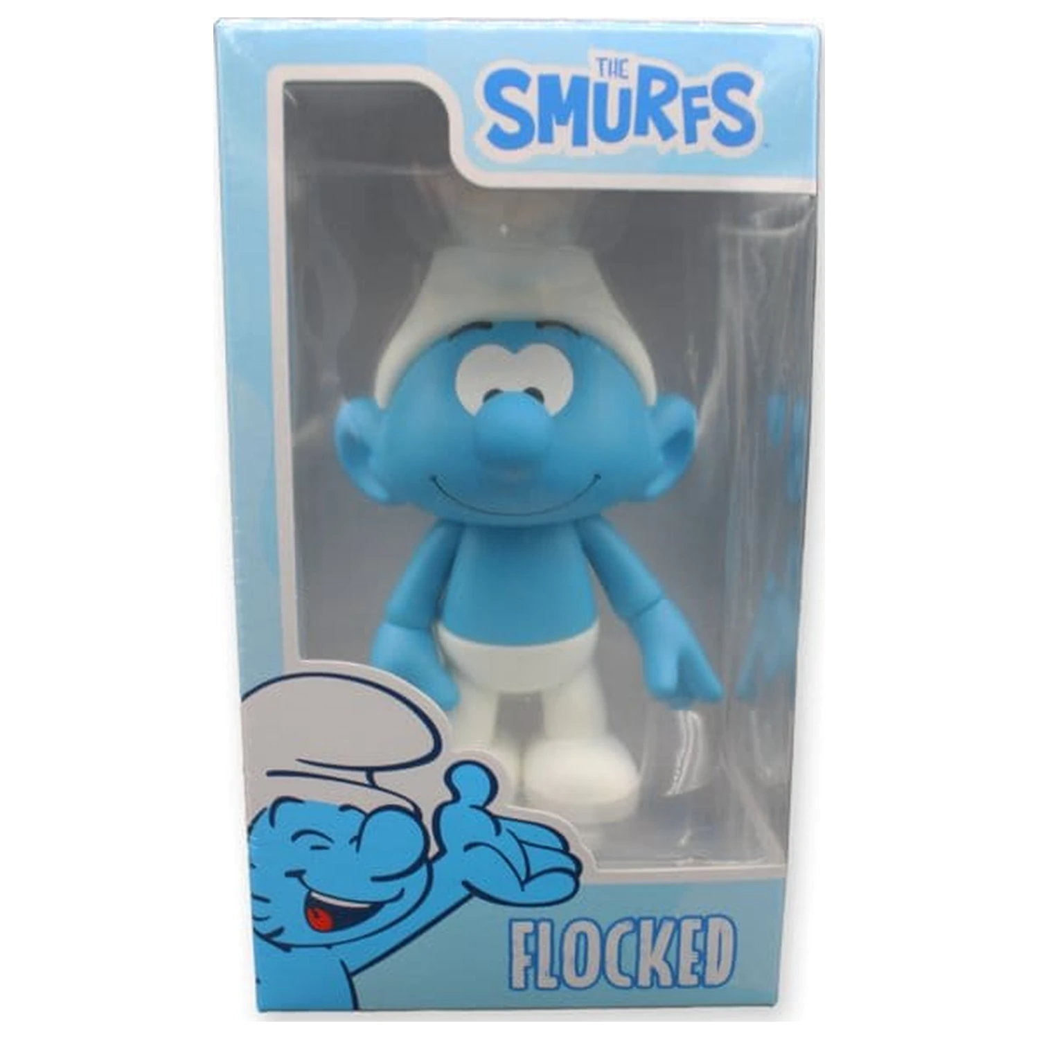The Smurfs Vinylová Figurka Smurf White and Blue - Flocked 19 cm fotografii produktu