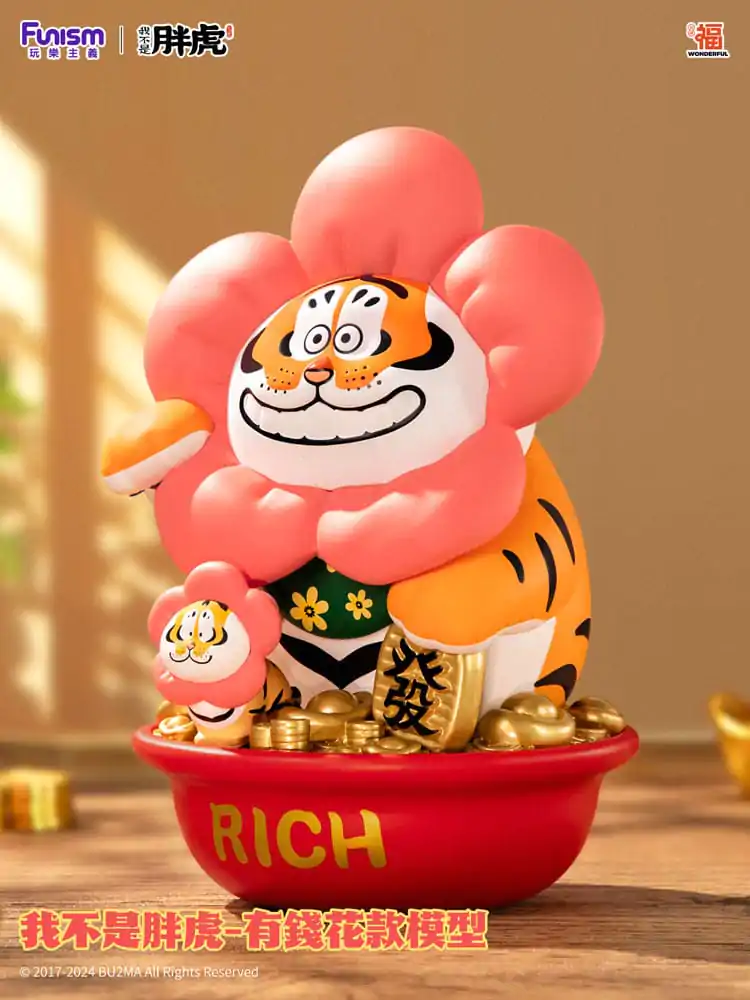 I Am Not Fat Tiger Soška 1/7 Alexander the Tiger Rich Flower 20 cm fotografii produktu