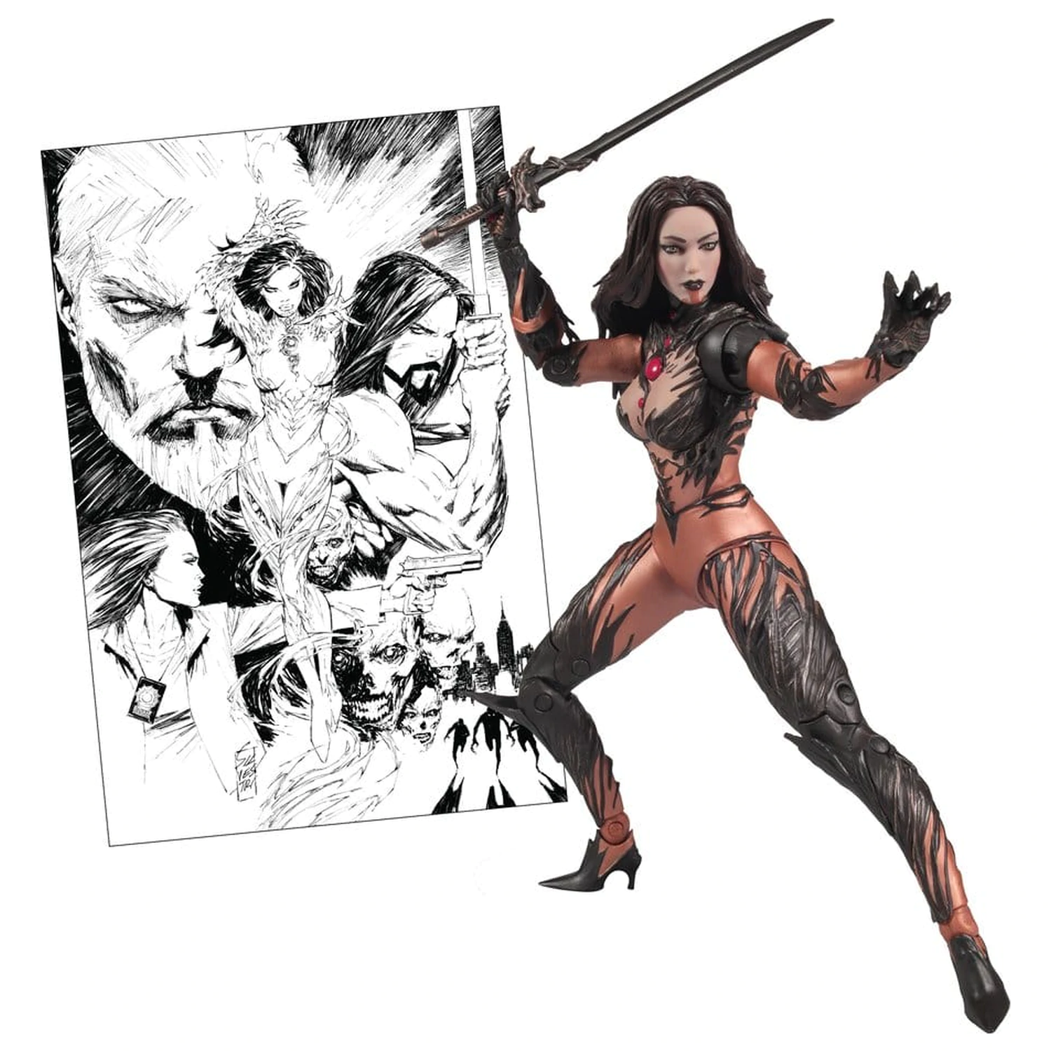 Image Comics McFarlane Elite Edition Deluxe Akční figurka Sara Pezzini (Witchblade) 18 cm fotografii produktu