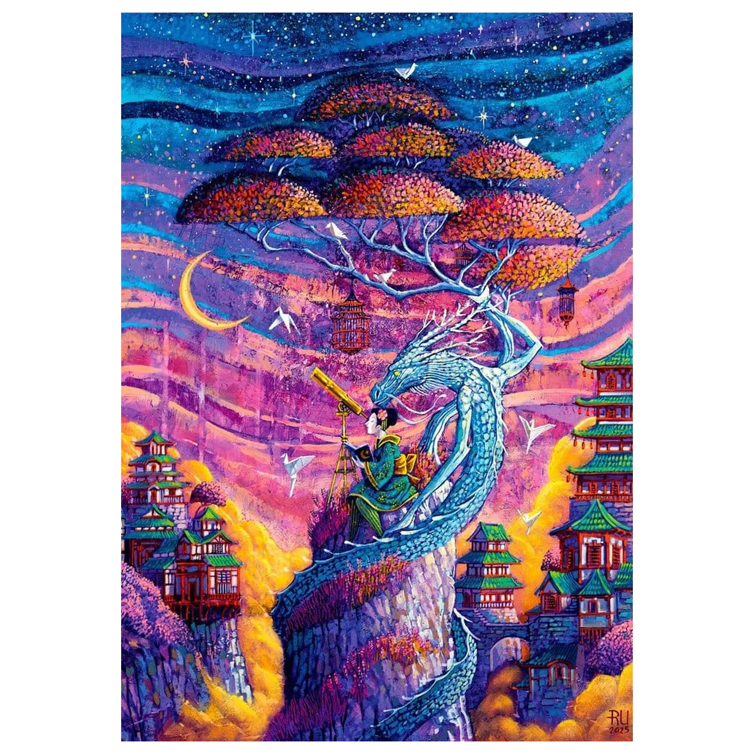 Imagination Series Puzzle Roch Urbaniak Sakura i Ryu (1000 dílků) fotografii produktu