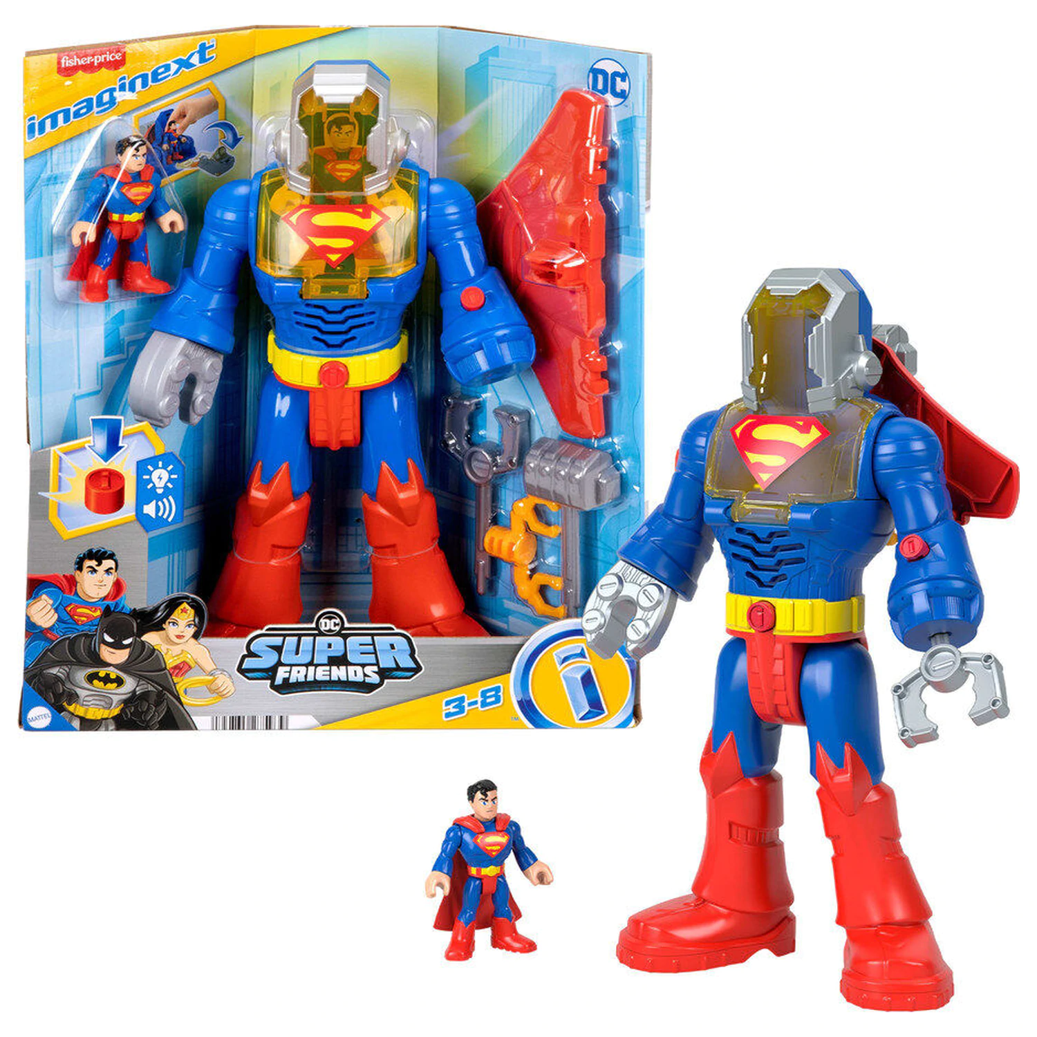 Imaginext DC Comics Super Friends Superman figurka 30,5 cm fotografii produktu