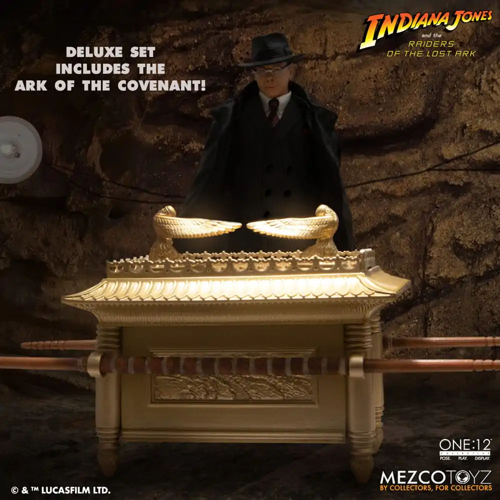 Indiana Jones Akční figurka 1/12 Major Toht and Ark of the Covenant Deluxe Boxed Set 16 cm fotografii produktu