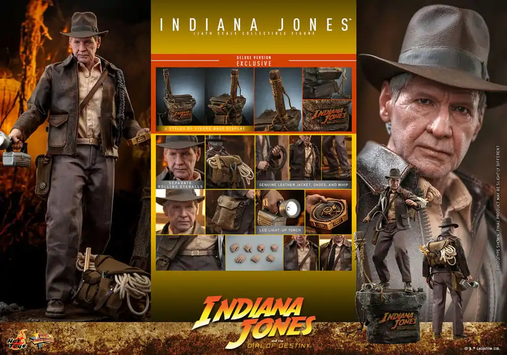 Indiana Jones Movie Masterpiece akční figurka 1/6 Indiana Jones (Deluxe Verze) 30 cm fotografii produktu