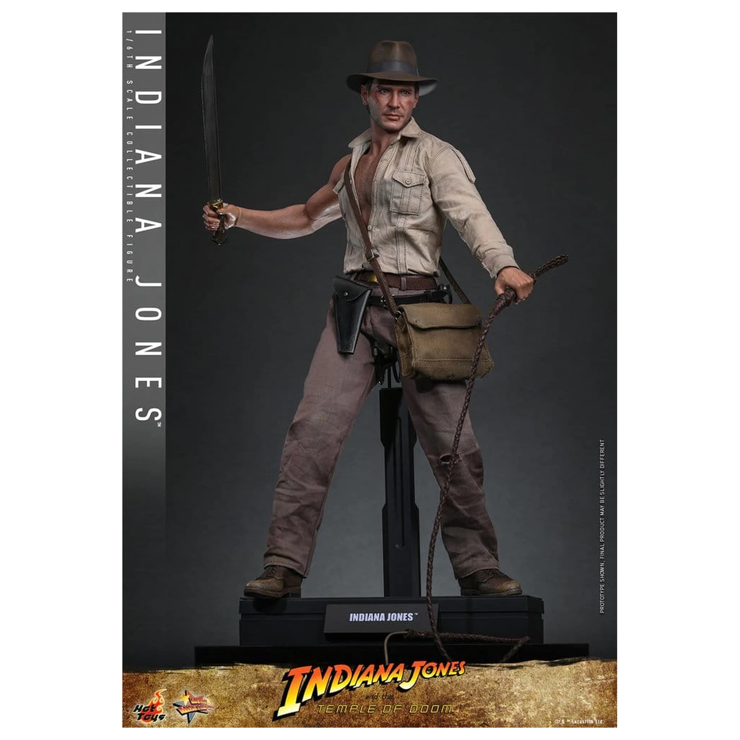Indiana Jones Movie Masterpiece Akční figurka 1/6 Indiana Jones 30 cm fotografii produktu
