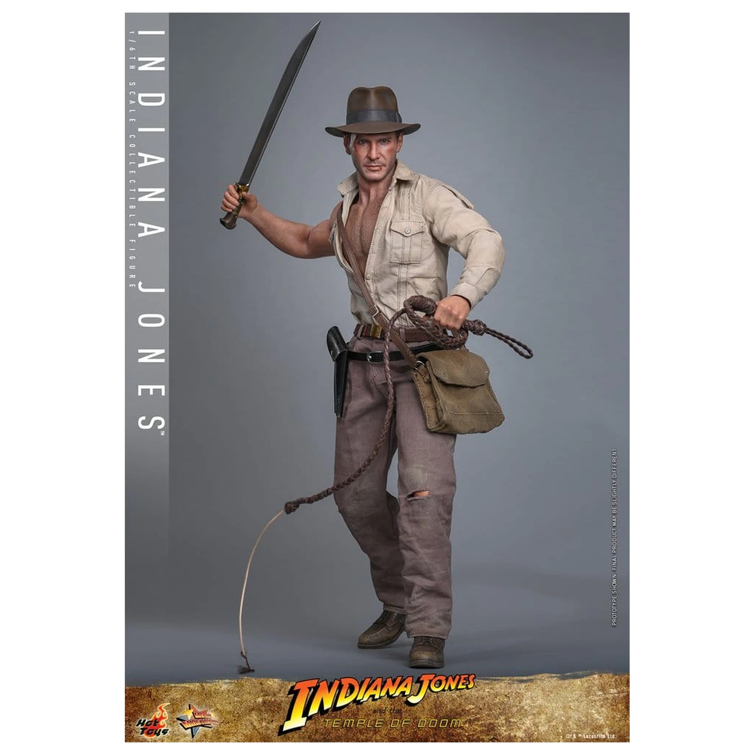 Indiana Jones Movie Masterpiece Akční figurka 1/6 Indiana Jones 30 cm fotografii produktu