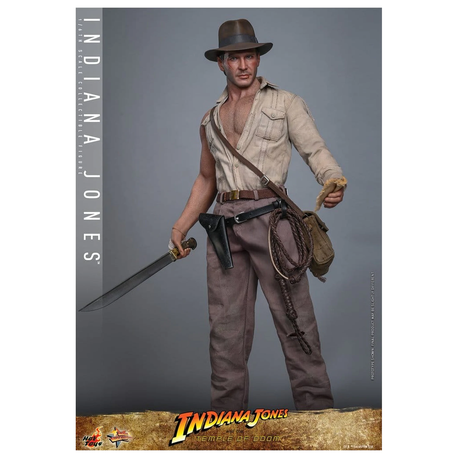 Indiana Jones Movie Masterpiece Akční figurka 1/6 Indiana Jones 30 cm fotografii produktu