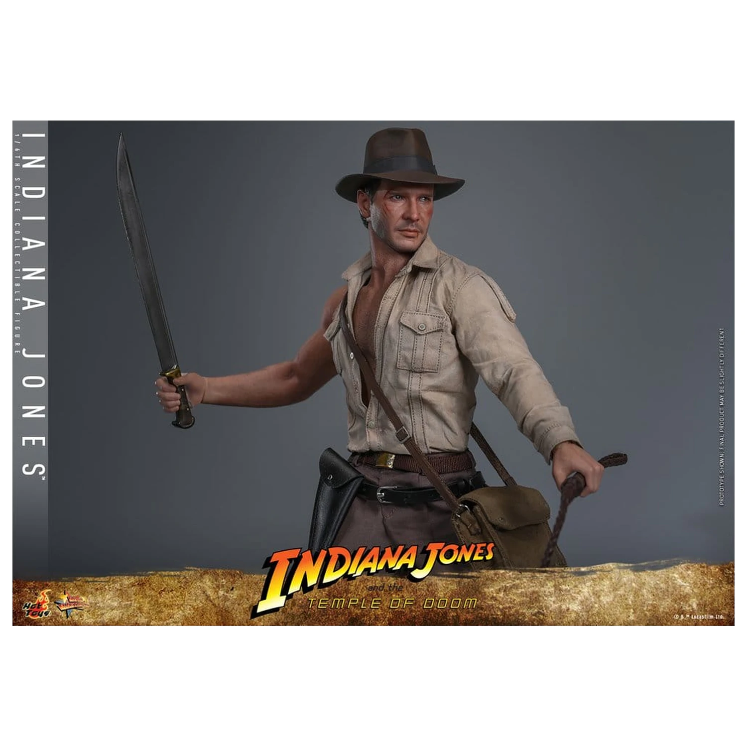 Indiana Jones Movie Masterpiece Akční figurka 1/6 Indiana Jones 30 cm fotografii produktu