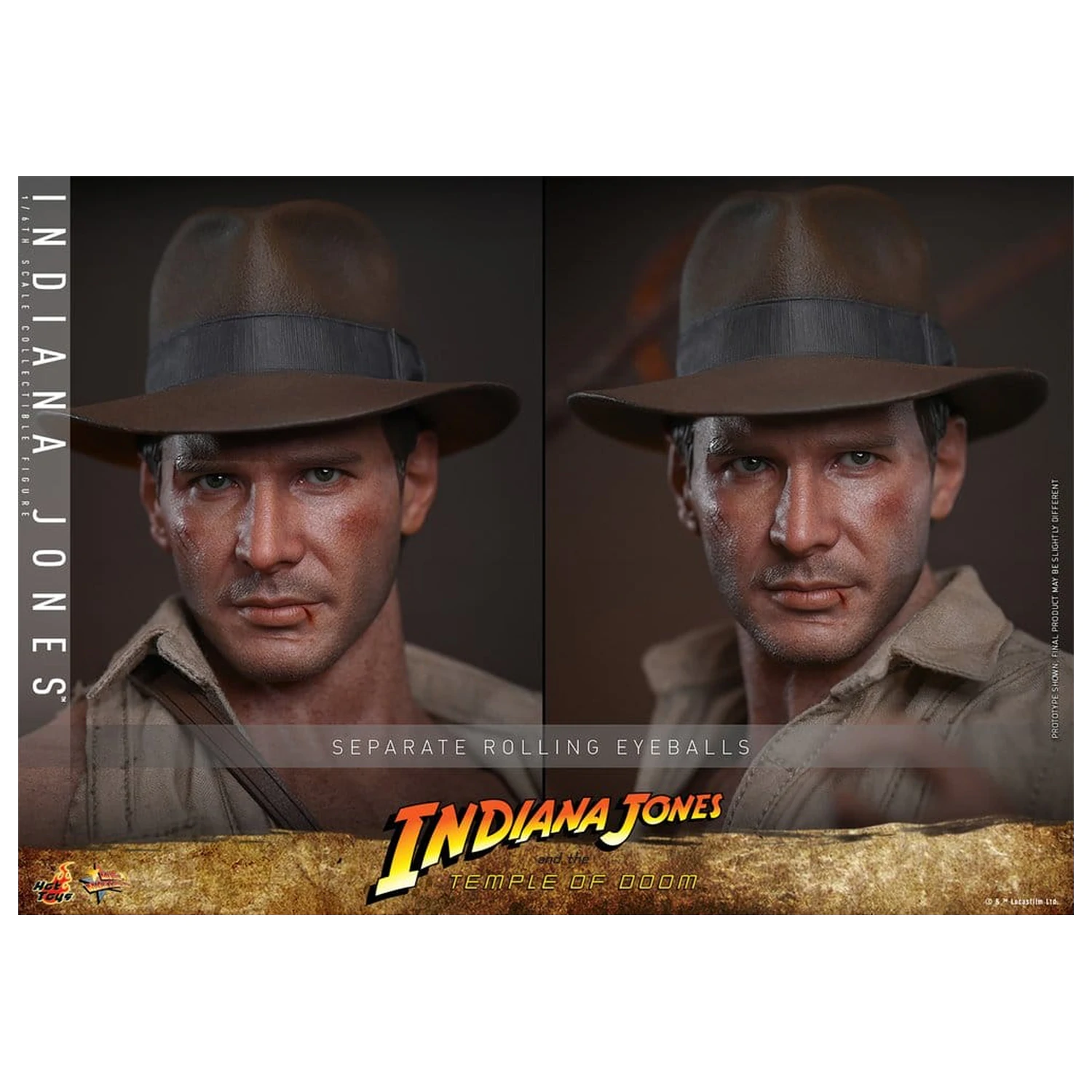 Indiana Jones Movie Masterpiece Akční figurka 1/6 Indiana Jones 30 cm fotografii produktu
