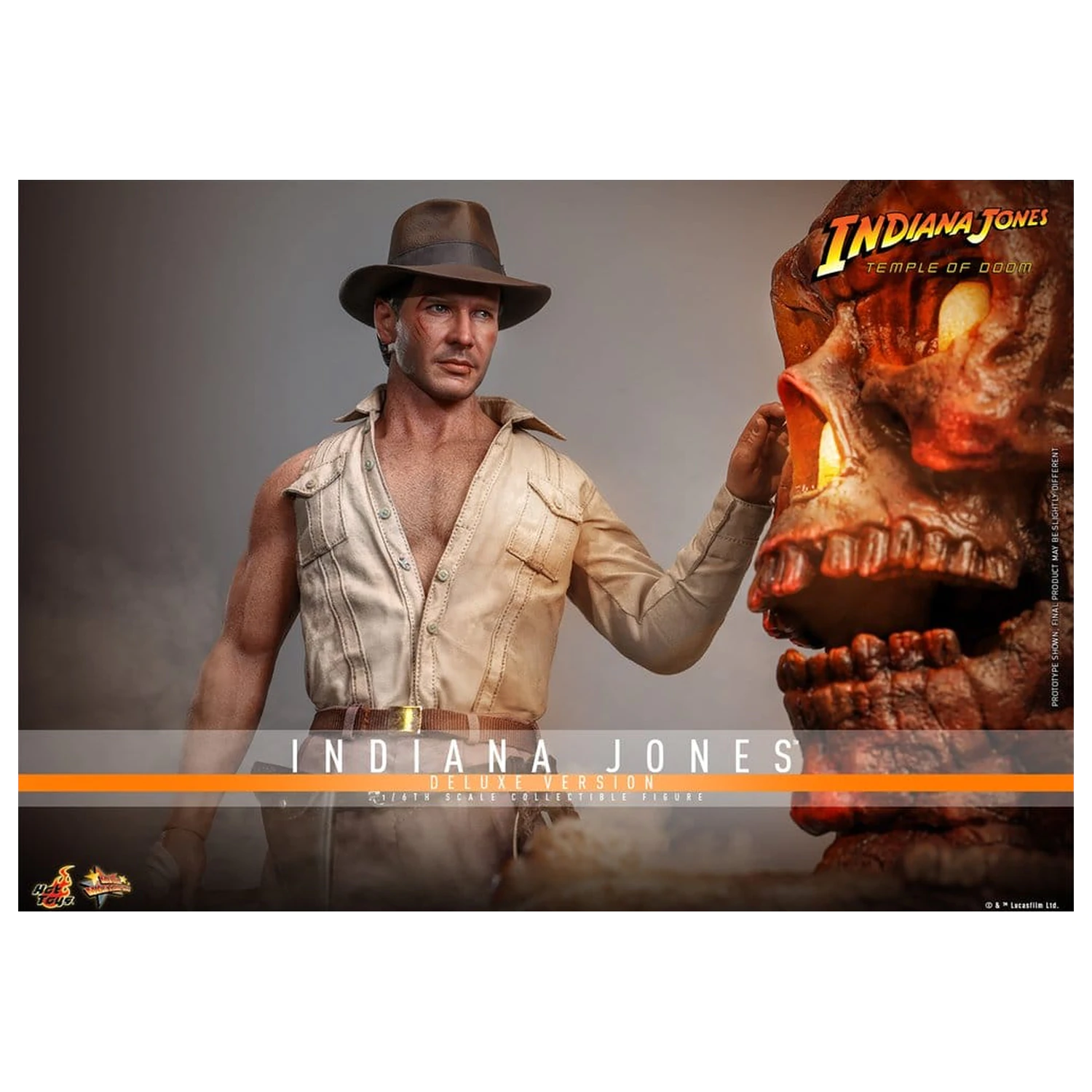 Indiana Jones Movie Masterpiece akční figurka 1/6 Indiana Jones (Deluxe Version) 30 cm fotografii produktu
