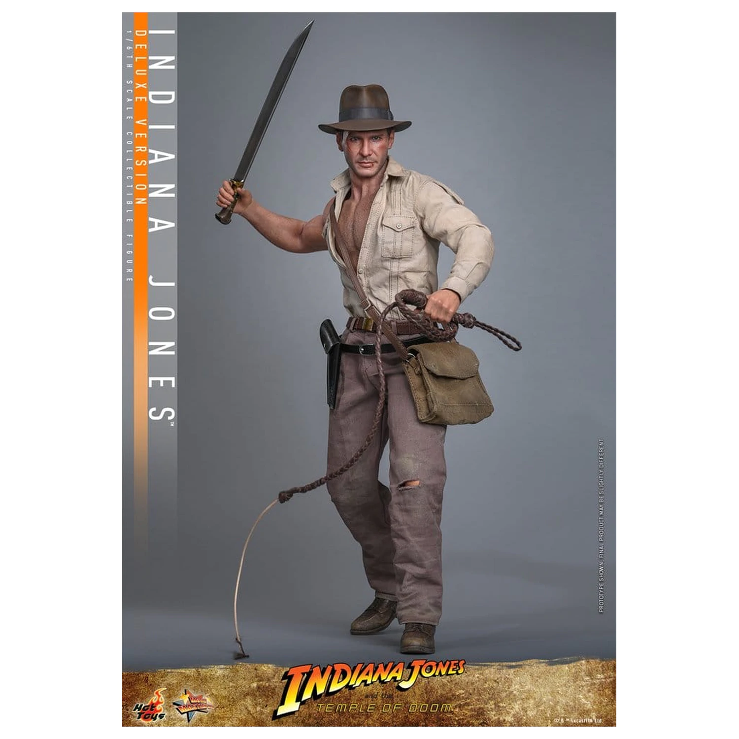 Indiana Jones Movie Masterpiece akční figurka 1/6 Indiana Jones (Deluxe Version) 30 cm fotografii produktu