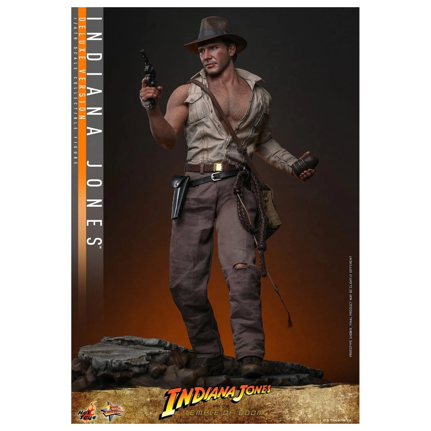 Indiana Jones Movie Masterpiece akční figurka 1/6 Indiana Jones (Deluxe Version) 30 cm fotografii produktu