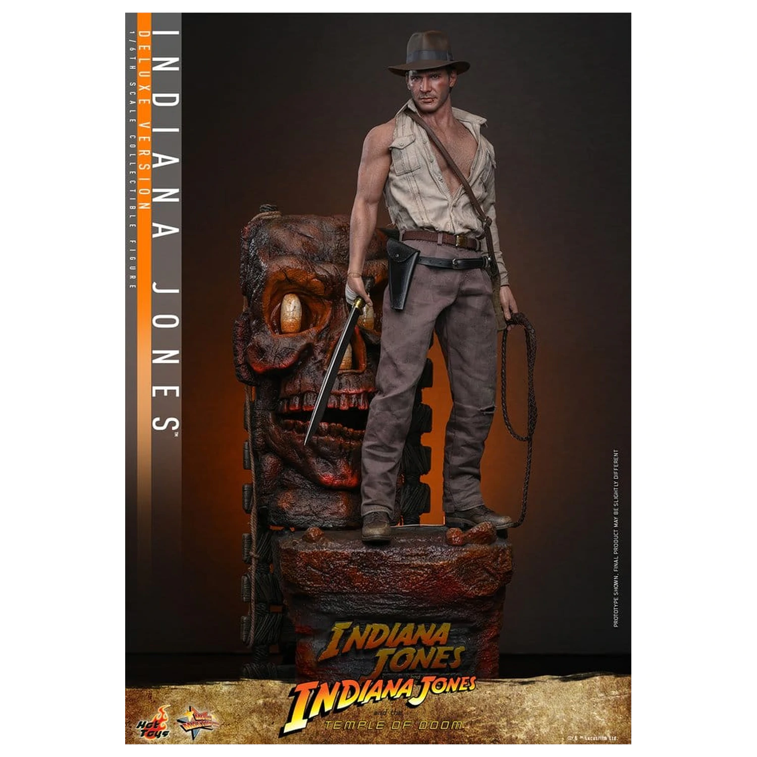 Indiana Jones Movie Masterpiece akční figurka 1/6 Indiana Jones (Deluxe Version) 30 cm fotografii produktu