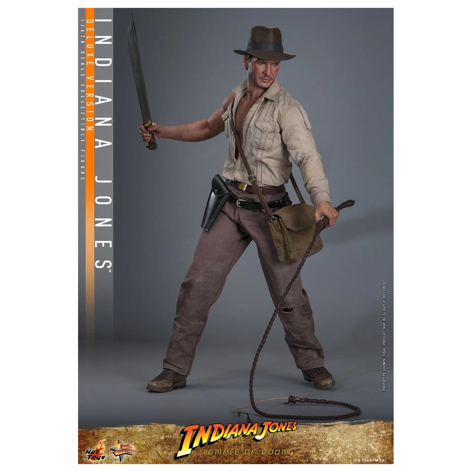 Indiana Jones Movie Masterpiece akční figurka 1/6 Indiana Jones (Deluxe Version) 30 cm fotografii produktu