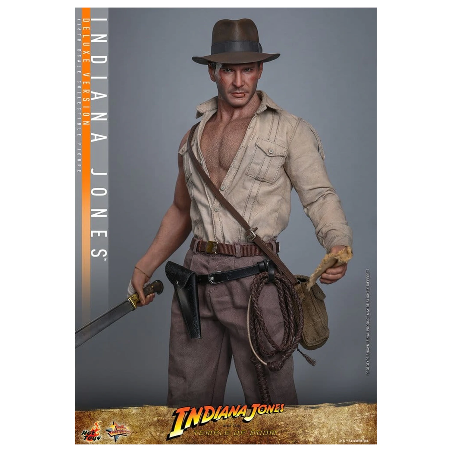Indiana Jones Movie Masterpiece akční figurka 1/6 Indiana Jones (Deluxe Version) 30 cm fotografii produktu