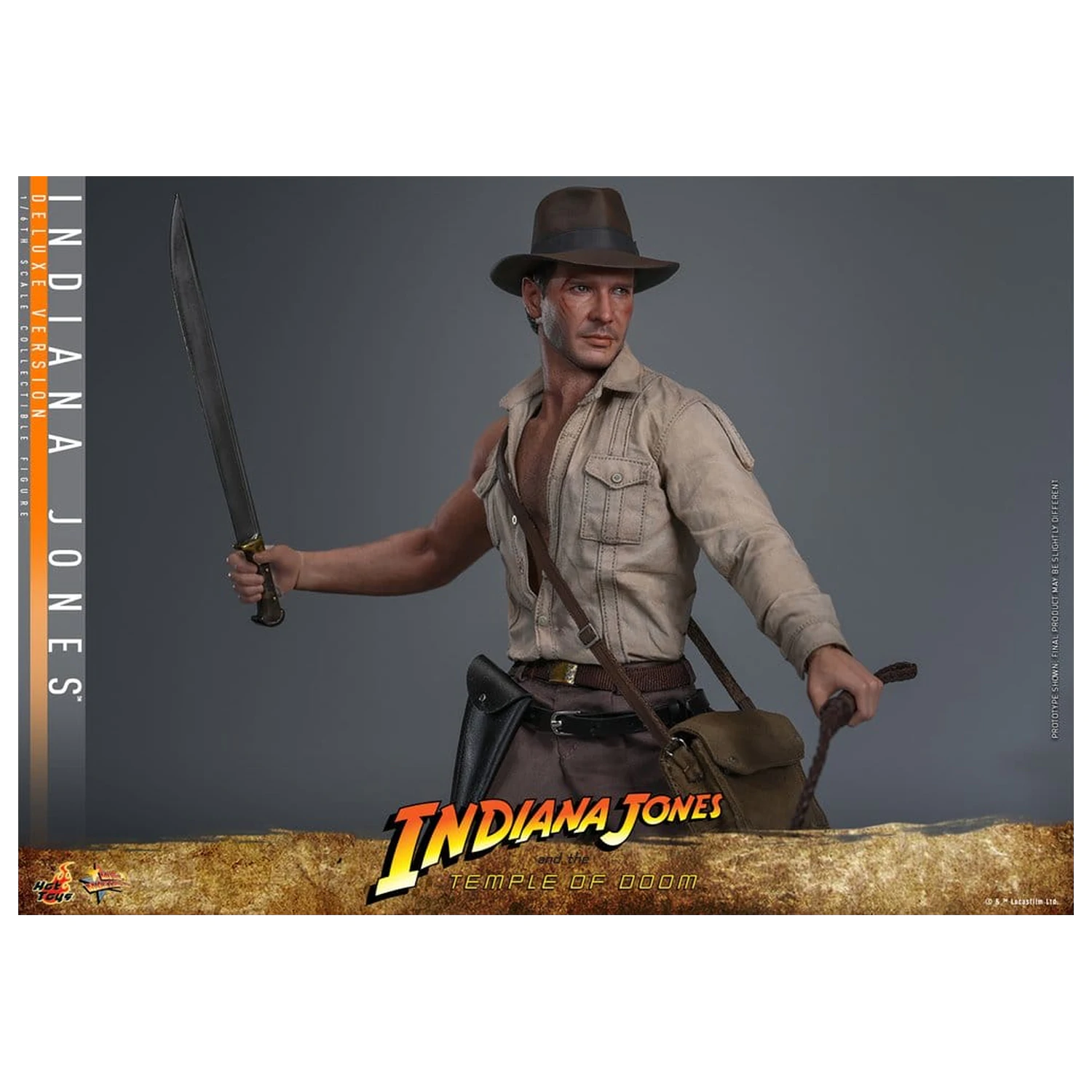 Indiana Jones Movie Masterpiece akční figurka 1/6 Indiana Jones (Deluxe Version) 30 cm fotografii produktu