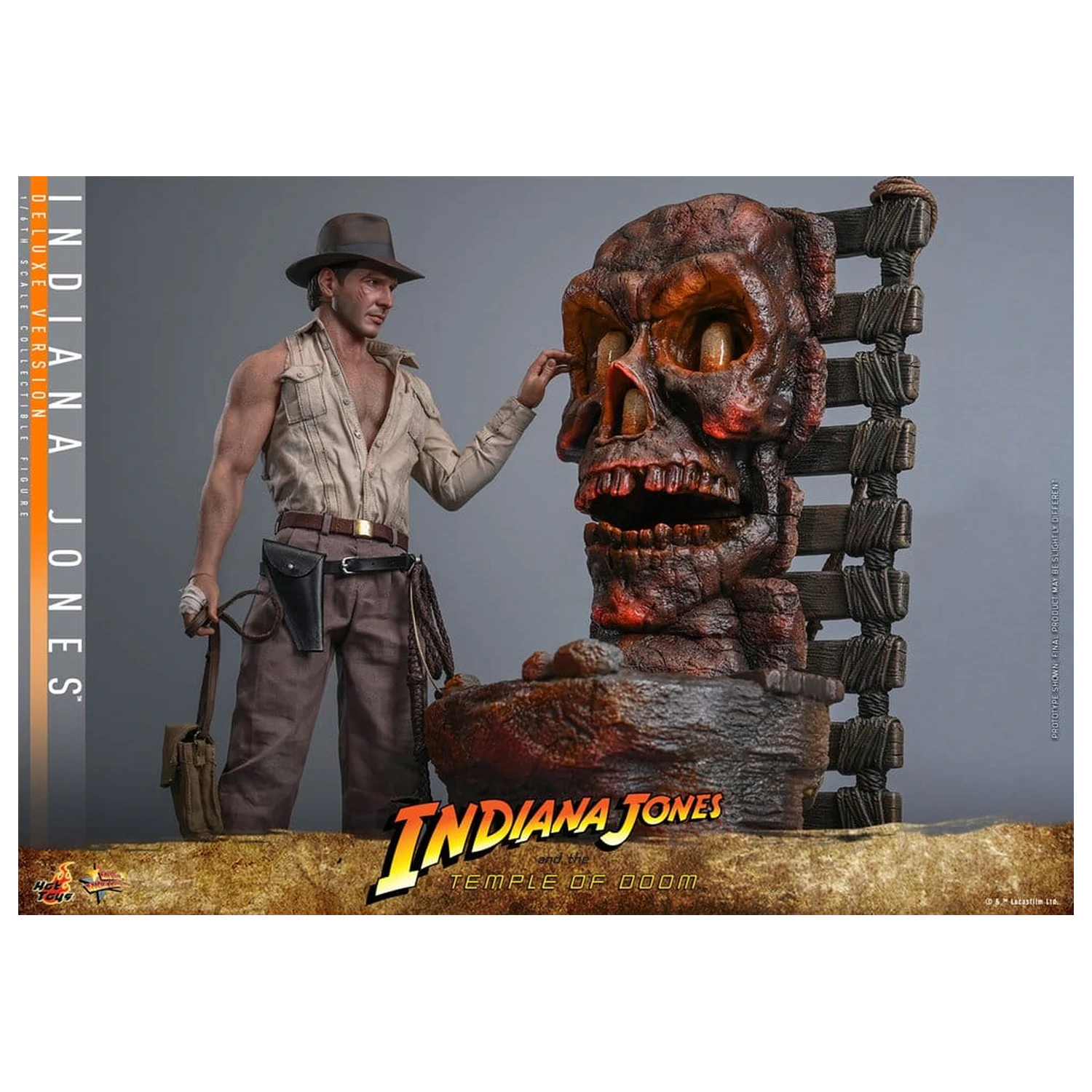 Indiana Jones Movie Masterpiece akční figurka 1/6 Indiana Jones (Deluxe Version) 30 cm fotografii produktu