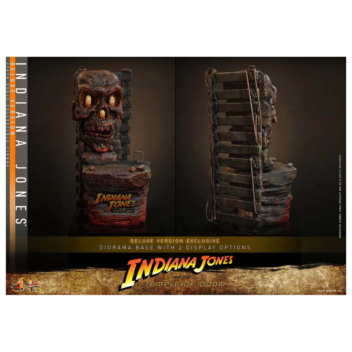 Indiana Jones Movie Masterpiece akční figurka 1/6 Indiana Jones (Deluxe Version) 30 cm fotografii produktu