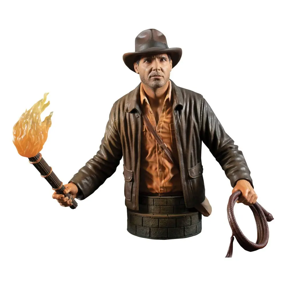 Indiana Jones: Dobyvatelé ztracené archy Busta 1/6 Indiana Jones Varianta SDCC 2023 Exclusive 15 cm fotografii produktu