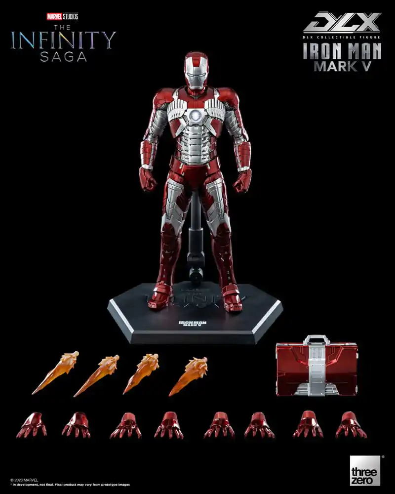 Infinity Saga DLX akční figurka 1/12 Iron Man Mark 5 17 cm fotografii produktu