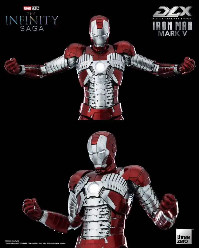 Infinity Saga DLX akční figurka 1/12 Iron Man Mark 5 17 cm fotografii produktu