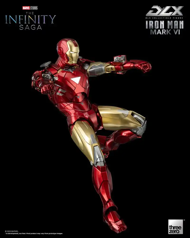 Infinity Saga DLX akční figurka 1/12 Iron Man Mark 6 17 cm fotografii produktu