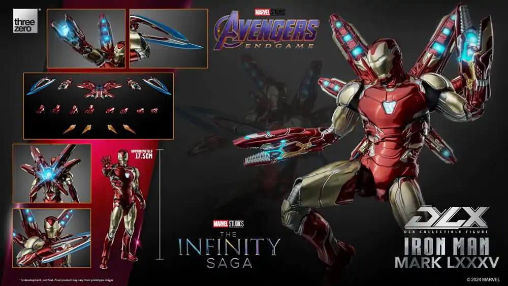 Infinity Saga DLX Akční figurka 1/12 Iron Man Mark 85 17 cm fotografii produktu