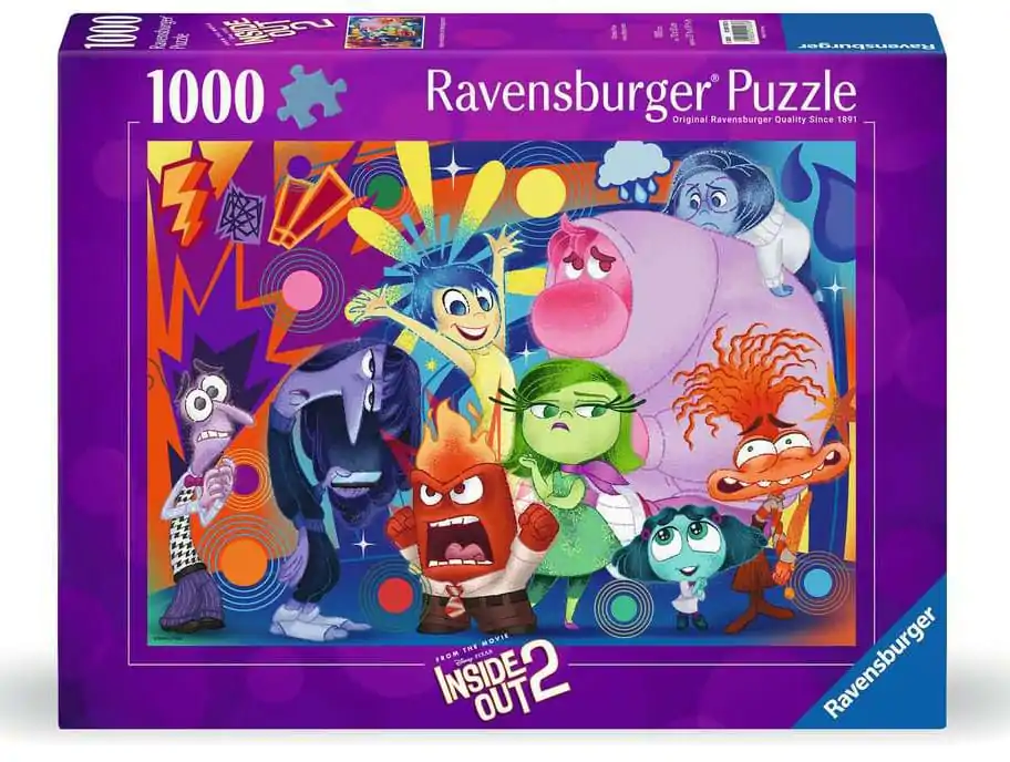Inside Out 2 Puzzle Nové emoce v Headquarters (1000 dílků) fotografii produktu